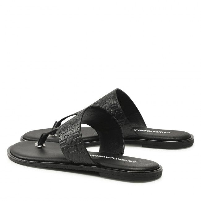 Infradito CALVIN KLEIN JEANS - Flat Sandal Toe Slide Em Pa-Pl YW0YW00142 Black BDS