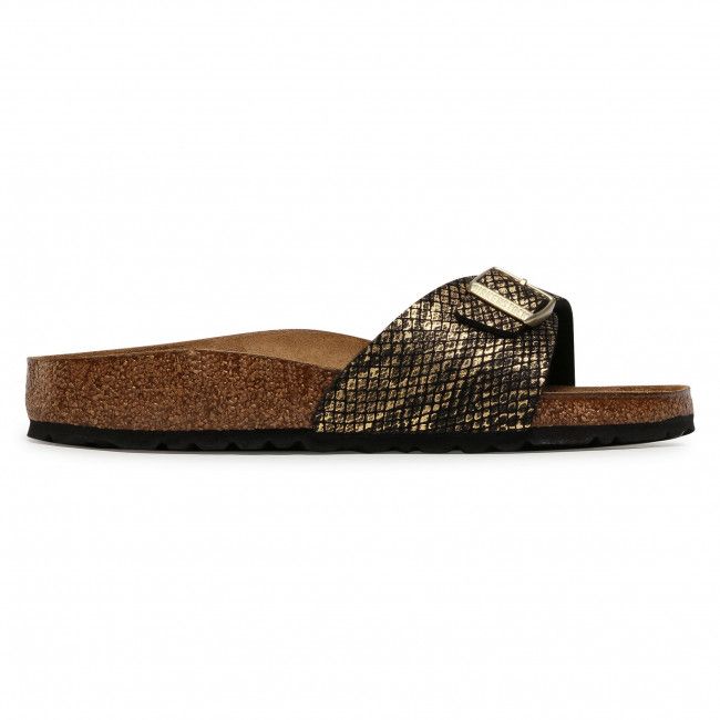 Ciabatte BIRKENSTOCK - Madrid BS 1018666 Shiny Python Black