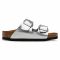 Ciabatte Birkenstock - Arizona Kids 1019400 Electric Metallic Silver
