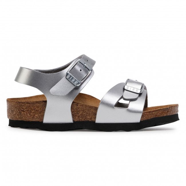 Sandali BIRKENSTOCK - Rio Kids 1019157 Electric Metallic Silver