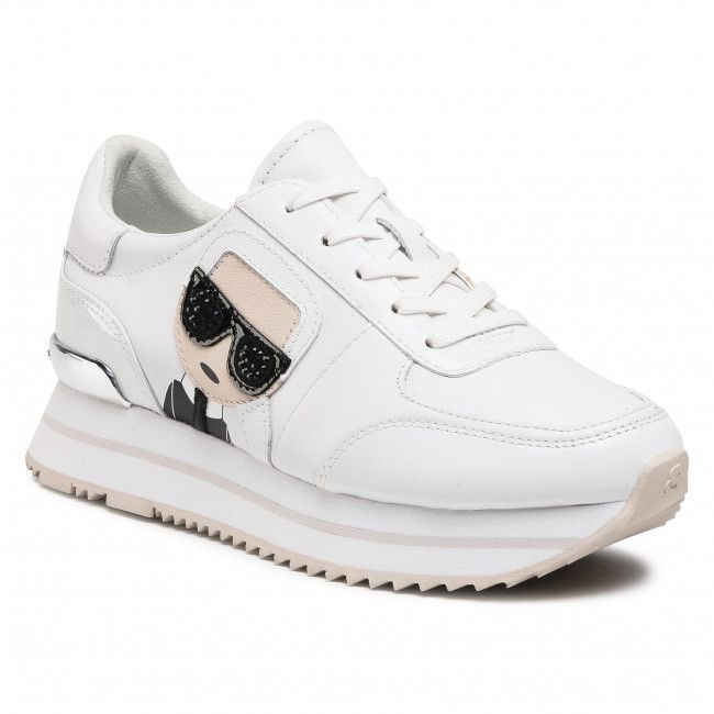 Sneakers KARL LAGERFELD - KL61930 White Lthr/Suede