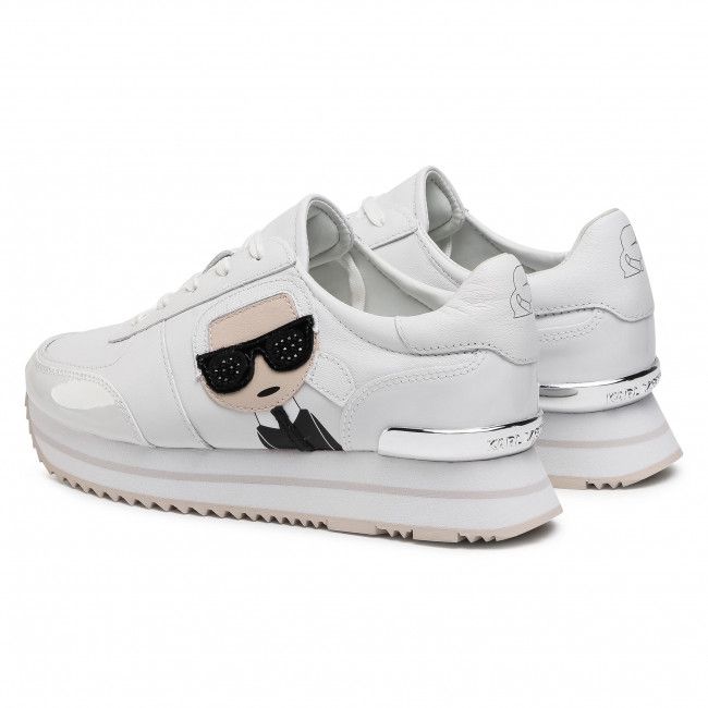 Sneakers KARL LAGERFELD - KL61930 White Lthr/Suede