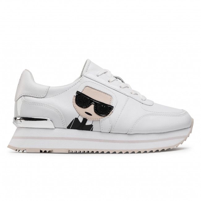 Sneakers KARL LAGERFELD - KL61930 White Lthr/Suede