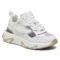 Sneakers KARL LAGERFELD - KL62420 White Lthr W/Silver