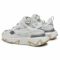 Sneakers KARL LAGERFELD - KL62420 White Lthr W/Silver