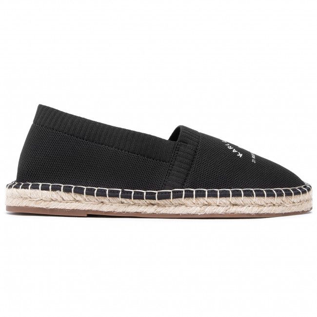 Espadrillas KARL LAGERFELD - KL70108 Black Knit Textile