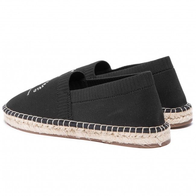 Espadrillas KARL LAGERFELD - KL70108 Black Knit Textile