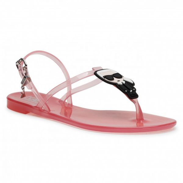 Sandali KARL LAGERFELD - KL80002 Light Piink Rubber Sandali KARL LAGERFELD - KL80002 Light Piink Rubber