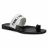 Infradito KARL LAGERFELD - KL80425 001 Black &amp; White Lthr