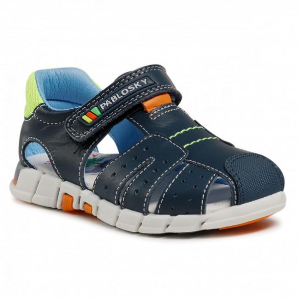 Sandali PABLOSKY - StepEasy by Pablosky 080528 M Jungla Atlantic/Arancio Sandali PABLOSKY - StepEasy by Pablosky 080528 M Jungla Atlantic/Arancio