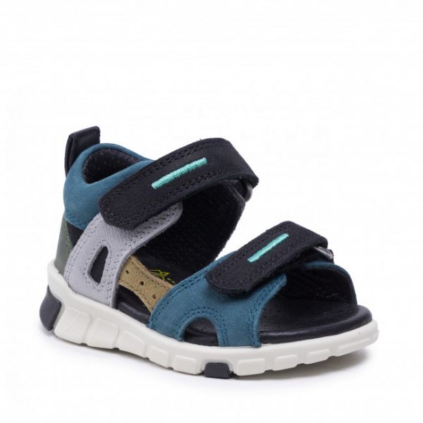 Sandali ECCO - Mini Stride Sandal 76114160080 Multicolor Sea Port Sandali ECCO - Mini Stride Sandal 76114160080 Multicolor Sea Port
