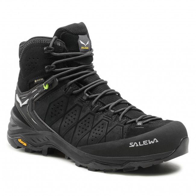 Scarpe da trekking SALEWA - Ms Alp Trainer 2 Mid Gtx GORE-TEX 61382-0971 Black/Black 0971