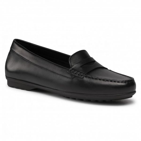 Mocassini GEOX - D Elidia A D642TA 00043 C9999 Black Mocassini GEOX - D Elidia A D642TA 00043 C9999 Black