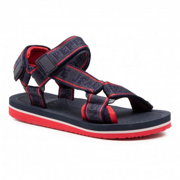 Sandali PEPE JEANS - Pool Tape Boys PBS90043 Navy 595 Sandali PEPE JEANS - Pool Tape Boys PBS90043 Navy 595