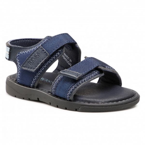 Sandali BOSS - J09153 M Navy 849 Sandali BOSS - J09153 M Navy 849