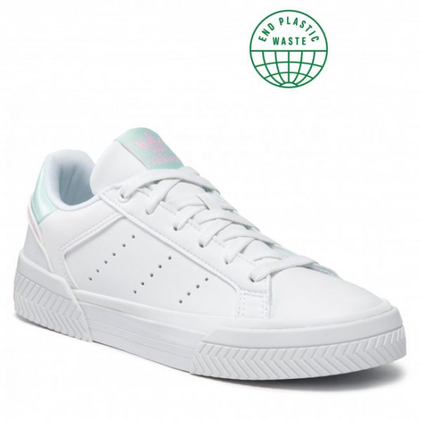 Scarpe adidas - Court Tourino W GW4820 Ftwwht/Ftwwht/Halmin Scarpe adidas - Court Tourino W GW4820 Ftwwht/Ftwwht/Halmin