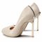 Scarpe stiletto R.POLAŃSKI - 1223 Beżowy Lico Złoty
