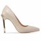 Scarpe stiletto R.POLAŃSKI - 1223 Beżowy Lico Złoty