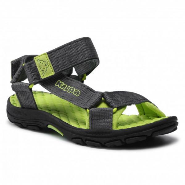 Sandali Kappa - 260772K Grey/Lime 1633 Sandali Kappa - 260772K Grey/Lime 1633