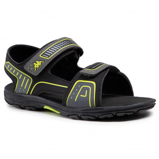 Sandali KAPPA - 260864T Black/Lime 1133