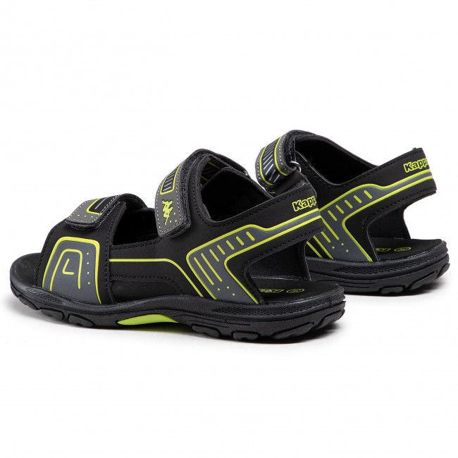 Sandali KAPPA - 260864T Black/Lime 1133