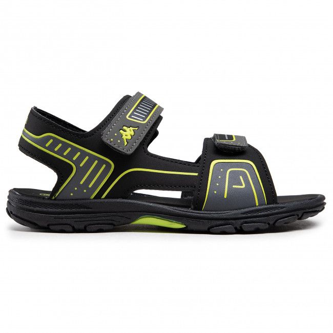 Sandali KAPPA - 260864T Black/Lime 1133