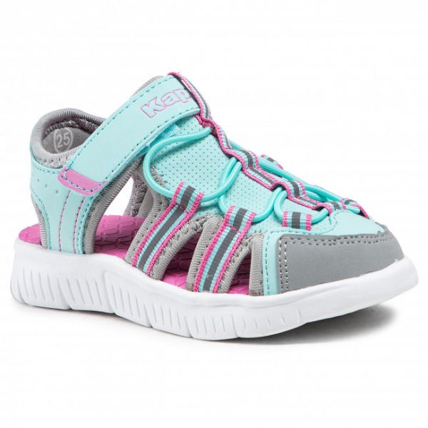Sandali Kappa - 260884K Aqua/Grey 6316 Sandali Kappa - 260884K Aqua/Grey 6316