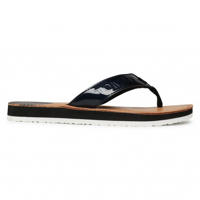 Infradito TOMMY JEANS - Iridescent Beach Sandal EN0EN01298 Black BDS