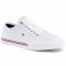 Scarpe sportive Tommy Hilfiger - Core Corporte Textile Sneaker FM0FM03390 White YBR