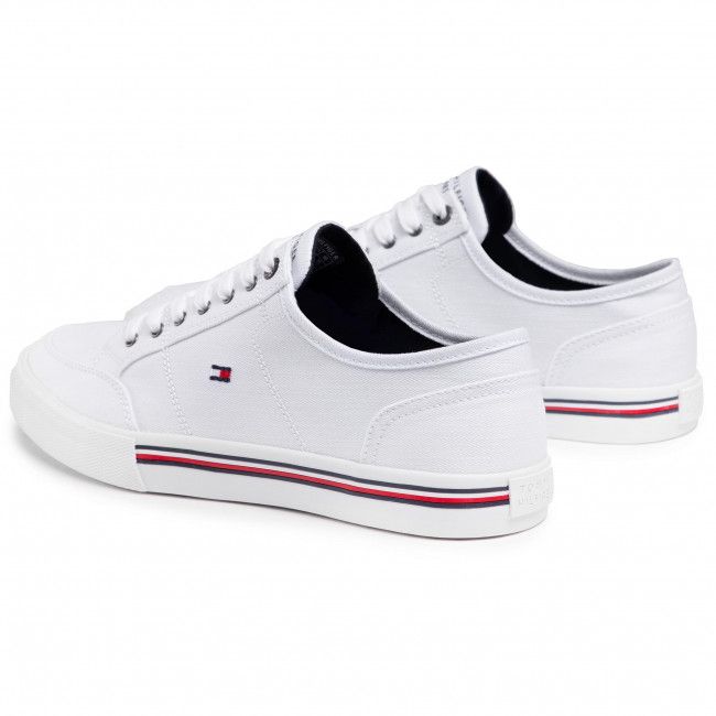 Scarpe sportive Tommy Hilfiger - Core Corporte Textile Sneaker FM0FM03390 White YBR