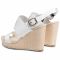 Espadrillas TOMMY HILFIGER - Th Elastic High Wedge Sandal FW0FW05599 Ecru YBL