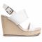 Espadrillas TOMMY HILFIGER - Th Elastic High Wedge Sandal FW0FW05599 Ecru YBL