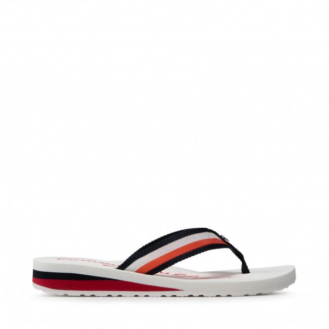 Infradito TOMMY HILFIGER - Th Transparency Beach Sandal FW0FW05676 White YBR