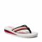 Infradito TOMMY HILFIGER - Th Transparency Beach Sandal FW0FW05676 White YBR