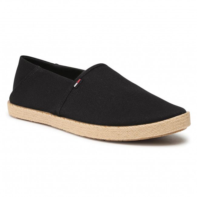 Espadrillas TOMMY JEANS - Essential Espadrille EM0EM00677 Black BDS