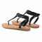 Sandali TOMMY JEANS - Essential Toe Post Flat Sandal EN0EN01316 Black BDS