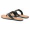 Infradito TOMMY HILFIGER - Essential Leather Flat Sandal Black BDS