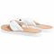 Infradito TOMMY HILFIGER - Leather Footbed Beach Sandal FW0FW05677 Ivory YBI