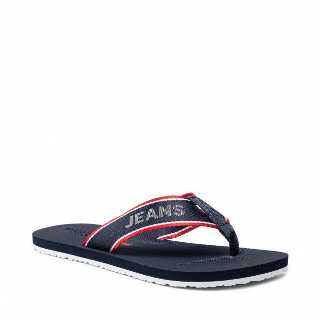 Infradito Tommy Jeans - Comfort Footbed Neach Sandal EM0EM00693 Twilight Navy C87