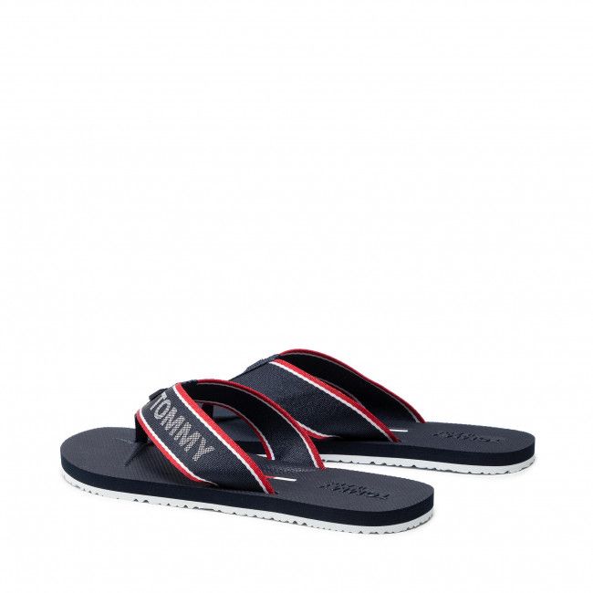 Infradito Tommy Jeans - Comfort Footbed Neach Sandal EM0EM00693 Twilight Navy C87