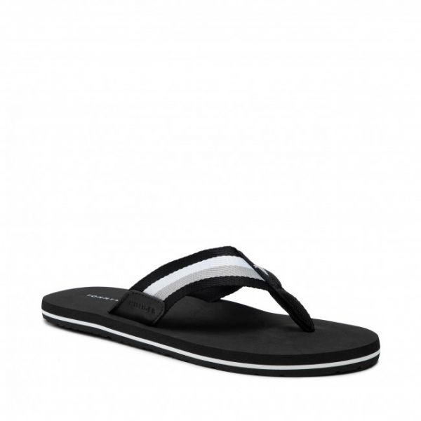 Infradito Tommy Hilfiger - Corporate Hilfiger Beach Sandal FM0FM03380 Black BDS