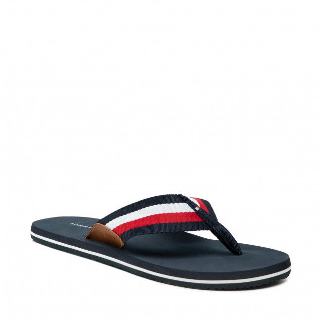 Infradito Tommy Hilfiger - Corporate Hilfiger Beach Sandal FM0FM03380 Desert Sky DW5