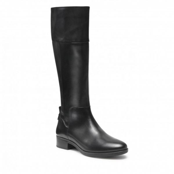 Stivali al ginocchio GEOX - D Felicity F D16G1F 00043 C9999 Blac Stivali al ginocchio GEOX - D Felicity F D16G1F 00043 C9999 Blac