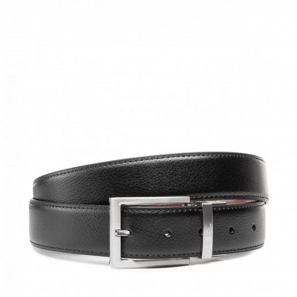 Cintura da uomo Semi Line - P8231-0 Nero