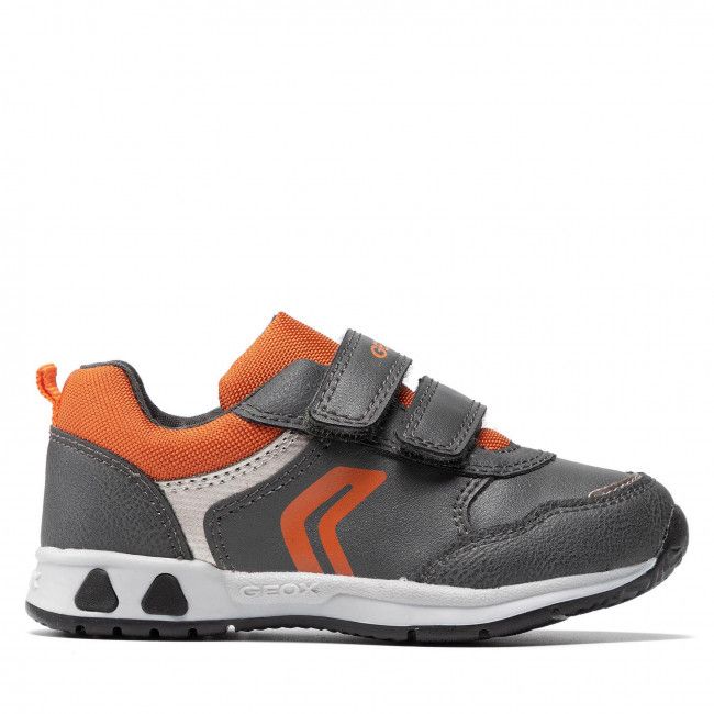 Sneakers Geox - B Pavlis B. A B161RA 0MEFU C9291 S Dk Grey/Dk Orange