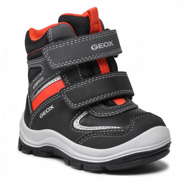 Stivali da neve GEOX - B Flanfil B.Wpf B B044HB 050FU C0038 M Black/Orange Stivali da neve GEOX - B Flanfil B.Wpf B B044HB 050FU C0038 M Black/Orange