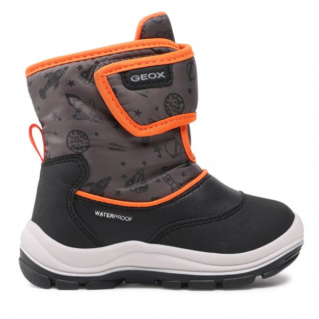 Stivali da neve Geox - B Flanfil B.Wpf A B044HA 050MN C9150 M Black/Fluo Orange