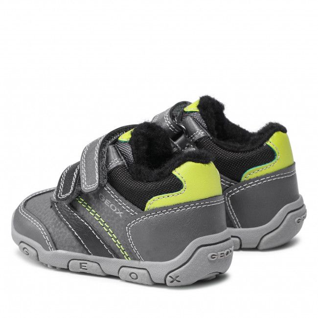 Sneakers Geox - B Balu' B.A B1636A 0CEME C1267 Dk Grey/Lime