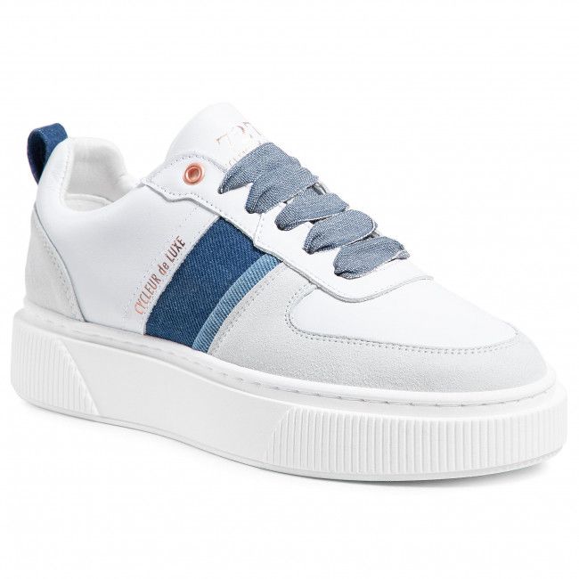 Sneakers CYCLEUR DE LUXE - Lauren CDLW211011 White/Jeans