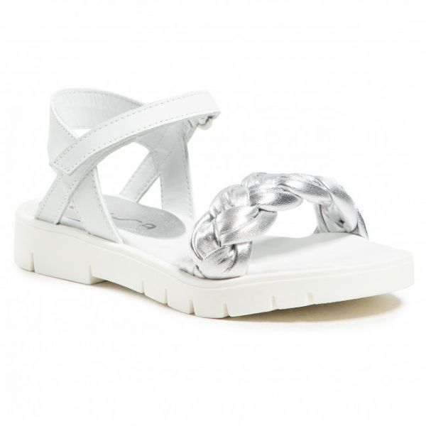 Sandali UNISA - Nansa Lmt Va M Silver/Whit Sandali UNISA - Nansa Lmt Va M Silver/Whit